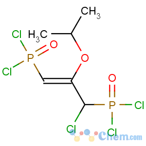 CAS No:127924-14-5 3-chloro-3-(dichlorophosphoryl)-2-isopropoxyprop-1-enylphosphonic dichloride