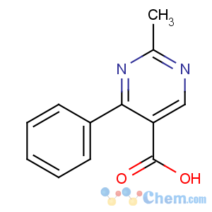 CAS No:127958-10-5 2-methyl-4-phenylpyrimidine-5-carboxylic acid