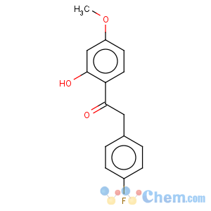CAS No:128040-46-0 2-(4-fluorophenyl)-1-(2-hydroxy-4-methoxyphenyl)ethanone