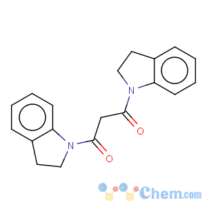 CAS No:128099-74-1 1H-Indole,1,1'-(1,3-dioxo-1,3-propanediyl)bis[2,3-dihydro- (9CI)