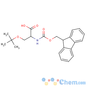 CAS No:128107-47-1 (2R)-2-(9H-fluoren-9-ylmethoxycarbonylamino)-3-[(2-methylpropan-2-yl)<br />oxy]propanoic acid