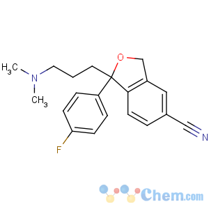 CAS No:128196-01-0 (1S)-1-[3-(dimethylamino)propyl]-1-(4-fluorophenyl)-3H-2-benzofuran-5-<br />carbonitrile
