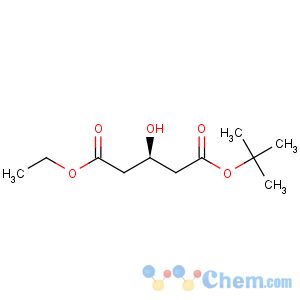 CAS No:128237-30-9 Pentanedioicacid, 3-hydroxy-, 1,1-dimethylethyl ethyl ester, (3R)- (9CI)