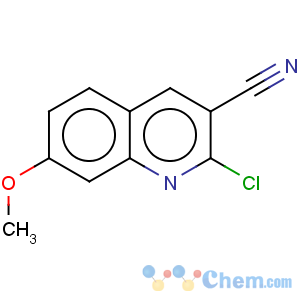 CAS No:128259-63-2 2-chloro-7-methoxyquinoline-3-carbonitrile