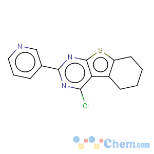 CAS No:128277-24-7 4-chloro-2-pyridin-3-yl-5,6,7,8-tetrahydro[1]benzothieno[2,3-d]pyrimidine