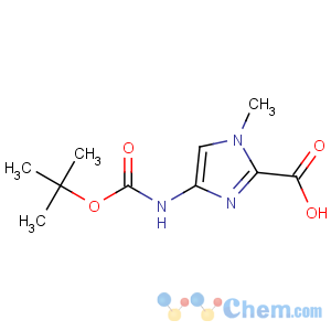 CAS No:128293-64-1 1-methyl-4-[(2-methylpropan-2-yl)oxycarbonylamino]imidazole-2-carboxylic<br />acid