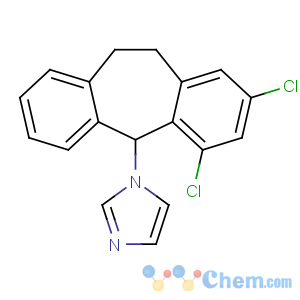 CAS No:128326-82-9 1-(1,3-dichloro-6,11-dihydro-5H-dibenzo[1,2-a:1',<br />4'-e][7]annulen-11-yl)imidazole
