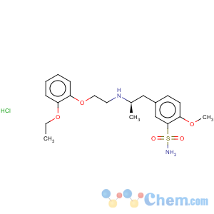 CAS No:128332-25-2 (-)-(r)-5-(2-((2-(o-ethoxyphenoxy)ethyl)amino)propyl)-2-methoxybenzene sulfonamide monohydrochloride