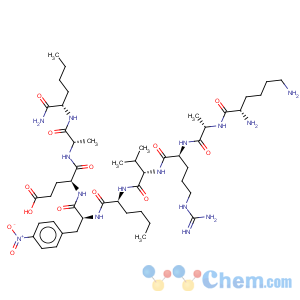 CAS No:128340-47-6 L-Norleucinamide,L-lysyl-L-alanyl-L-arginyl-L-valyl-L-norleucyl-4-nitro-L-phenylalanyl-L-a-glutamyl-L-alanyl- (9CI)