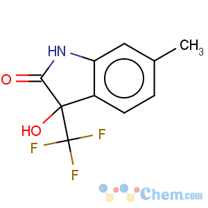 CAS No:128350-88-9 2H-Indol-2-one,1,3-dihydro-3-hydroxy-6-methyl-3-(trifluoromethyl)-