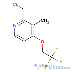 CAS No:128430-66-0 2-(chloromethyl)-3-methyl-4-(2,2,2-trifluoroethoxy)pyridine