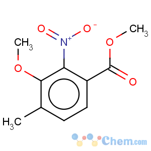 CAS No:128450-32-8 Benzoicacid, 3-methoxy-4-methyl-2-nitro-, methyl ester