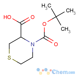 CAS No:128453-98-5 4-[(2-methylpropan-2-yl)oxycarbonyl]thiomorpholine-3-carboxylic acid