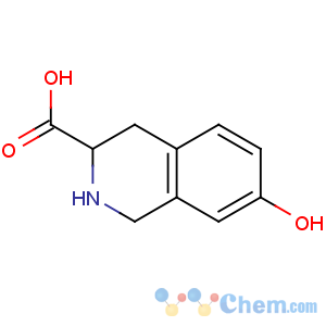 CAS No:128502-56-7 (3S)-7-hydroxy-1,2,3,4-tetrahydroisoquinoline-3-carboxylic acid