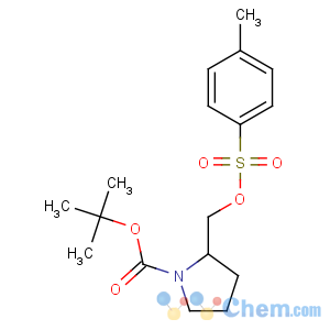 CAS No:128510-88-3 tert-butyl<br />(2R)-2-[(4-methylphenyl)sulfonyloxymethyl]pyrrolidine-1-carboxylate