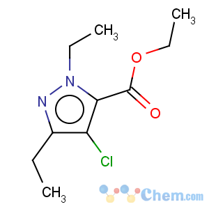 CAS No:128537-52-0 4-Chloro-1,3-diethyl-1H-pyrazole-5-carboxylic acid ethyl ester