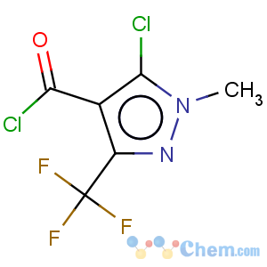 CAS No:128564-57-8 5-chloro-1-methyl-3-(trifluoromethyl)-1H-pyrazole-4-carbonyl chloride