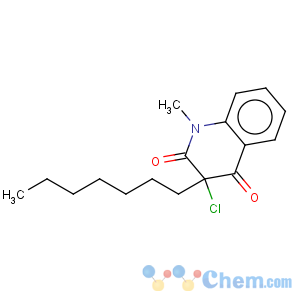 CAS No:128601-05-8 3-chloro-3-heptyl-1-methyl-1,2,3,4-tetrahydroquinoline-2,4-dione