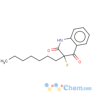 CAS No:128601-08-1 3-Fluoro-3-heptyl-1H-quinoline-2,4-dione