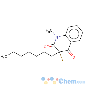 CAS No:128601-09-2 3-Fluoro-3-heptyl-1-methyl-1H-quinoline-2,4-dione
