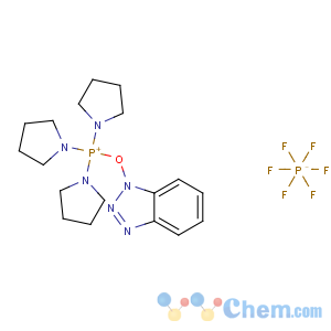 CAS No:128625-52-5 benzotriazol-1-yloxy(tripyrrolidin-1-yl)phosphanium