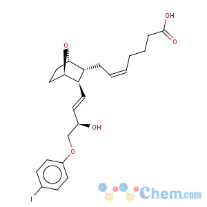 CAS No:128719-90-4 5-Heptenoic acid,7-[(1S,2R,3R,4R)-3-[(1E,3R)-3-hydroxy-4-(4-iodophenoxy)-1-buten-1-yl]-7-oxabicyclo[2.2.1]hept-2-yl]-,(5Z)-