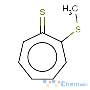 CAS No:128742-65-4 2,4,6-Cycloheptatriene-1-thione,2-(methylthio)-