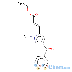 CAS No:128843-39-0 ethyl 3-(4-benzoyl-1-methyl-1H-pyrrol-2-yl)acrylate