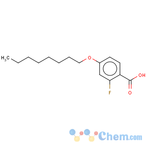 CAS No:128895-76-1 Benzoicacid, 2-fluoro-4-(octyloxy)-