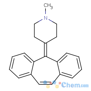 CAS No:129-03-3 4-(dibenzo[1,2-a:1',2'-e][7]annulen-11-ylidene)-1-methylpiperidine