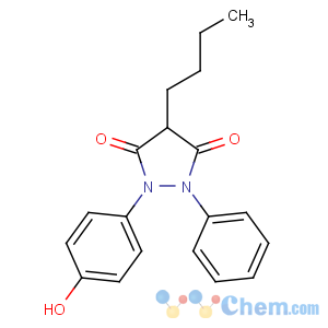 CAS No:129-20-4 4-butyl-1-(4-hydroxyphenyl)-2-phenylpyrazolidine-3,5-dione