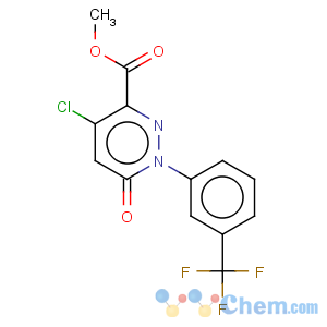 CAS No:129109-18-8 3-Pyridazinecarboxylicacid, 4-chloro-1,6-dihydro-6-oxo-1-[3-(trifluoromethyl)phenyl]-, methyl ester