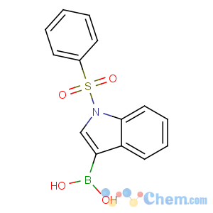 CAS No:129271-98-3 [1-(benzenesulfonyl)indol-3-yl]boronic acid