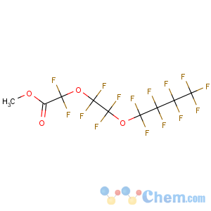 CAS No:129301-40-2 Acetic acid,2,2-difluoro-2-[1,1,2,2-tetrafluoro-2-(1,1,2,2,3,3,4,4,4-nonafluorobutoxy)ethoxy]-,methyl ester