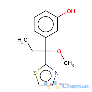 CAS No:129424-07-3 Phenol,3-[1-methoxy-1-(2-thiazolyl)propyl]-