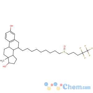 CAS No:129453-61-8 (7R,8R,9S,13S,14S,17S)-13-methyl-7-[9-(4,4,5,5,<br />5-pentafluoropentylsulfinyl)nonyl]-6,7,8,9,11,12,14,15,16,<br />17-decahydrocyclopenta[a]phenanthrene-3,17-diol