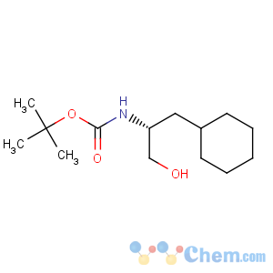CAS No:129593-17-5 Carbamic acid,N-[(1R)-2-cyclohexyl-1-(hydroxymethyl)ethyl]-, 1,1-dimethylethyl ester