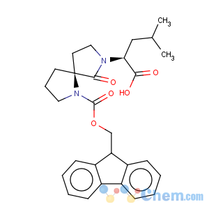 CAS No:129605-53-4 1,7-Diazaspiro[4.4]nonane-7-aceticacid, 1-[(9H-fluoren-9-ylmethoxy)carbonyl]-a-(2-methylpropyl)-6-oxo-, [S-(R*,R*)]- (9CI)
