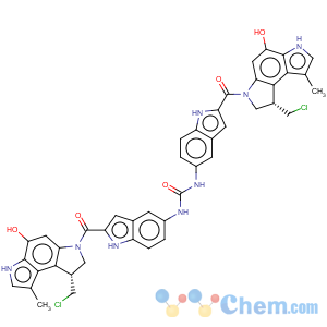 CAS No:129655-21-6 Urea,N,N'-bis[2-[[(1S)-1-(chloromethyl)-1,6-dihydro-5-hydroxy-8-methylbenzo[1,2-b:4,3-b']dipyrrol-3(2H)-yl]carbonyl]-1H-indol-5-yl]-