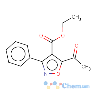 CAS No:129663-15-6 4-Isoxazolecarboxylicacid, 5-acetyl-3-phenyl-, ethyl ester