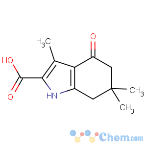 CAS No:129689-88-9 3,6,6-trimethyl-4-oxo-5,7-dihydro-1H-indole-2-carboxylic acid