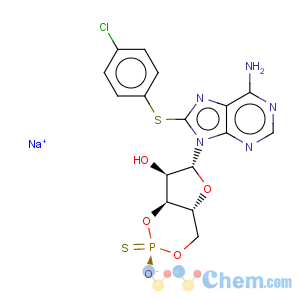 CAS No:129693-13-6 8-(4-chlorophenylthio) adenosine-3',5'-cyclic monophosphorothioate, sp-isomer sodium salt
