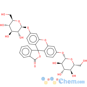 CAS No:129787-66-2 Spiro[isobenzofuran-1(3H),9'-[9H]xanthen]-3-one,3',6'-bis(b-D-glucopyranosyloxy)-