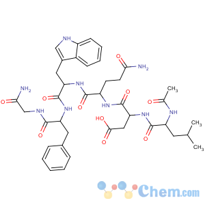 CAS No:129809-09-2 Glycinamide,N-acetyl-L-leucyl-L-a-aspartyl-L-glutaminyl-L-tryptophyl-L-phenylalanyl-