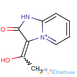 CAS No:129820-74-2 (3E)-3-(1-hydroxyethylidene)-1H-imidazo[1,2-a]pyridin-4-ium-2-one