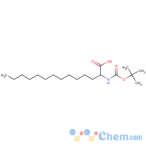CAS No:129850-62-0 Tetradecanoic acid,2-[[(1,1-dimethylethoxy)carbonyl]amino]-