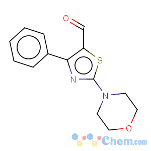 CAS No:129880-85-9 5-Thiazolecarboxaldehyde,2-(4-morpholinyl)-4-phenyl-