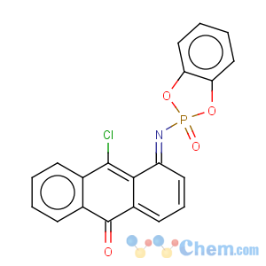 CAS No:129973-24-6 10-Chloro-4-(2-oxo-2lambda*5*-benzo[1,3,2]dioxaphosphol-2-ylimino)-4H-anthracen-9-one
