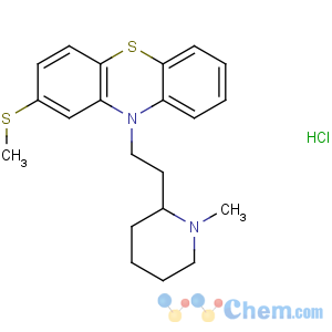 CAS No:130-61-0 10-[2-(1-methylpiperidin-2-yl)ethyl]-2-methylsulfanylphenothiazine