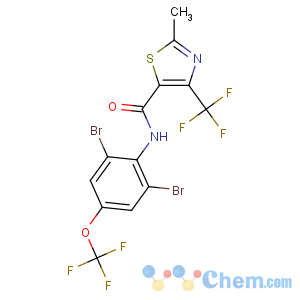CAS No:130000-40-7 N-[2,<br />6-dibromo-4-(trifluoromethoxy)phenyl]-2-methyl-4-(trifluoromethyl)-1,<br />3-thiazole-5-carboxamide